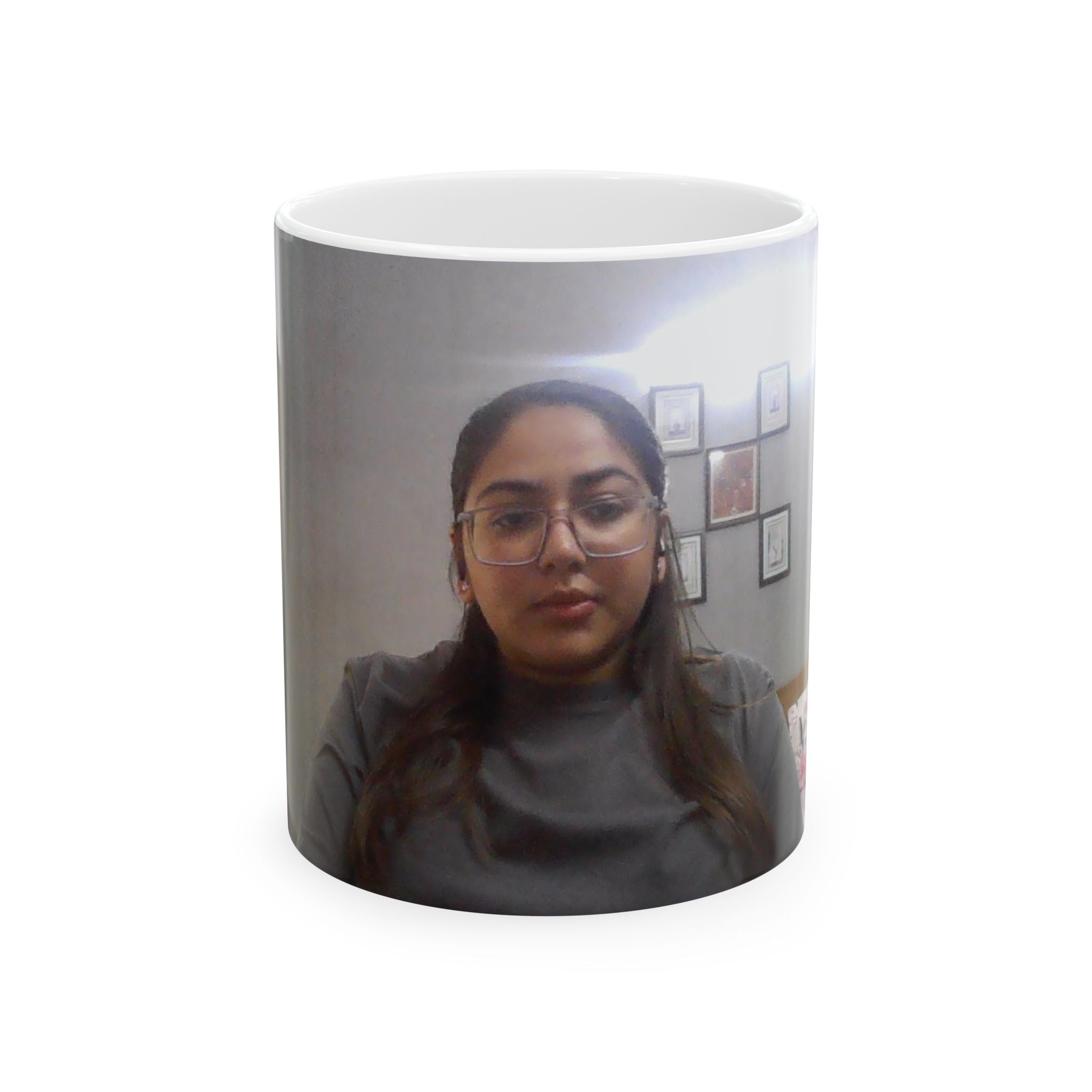 Photo Ceramic Mug - Personalized Face Portrait Coffee Cup (11oz/15oz)